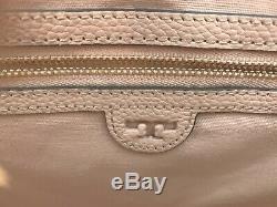 Tory Burch Nwt Large Brooke Pebbled Leather Tote Shoulder Bag Pink Salt $558