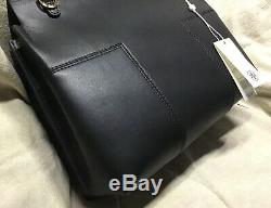 Tory Burch T Block Tote Tote leather bag handbag black new Authentic