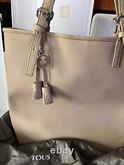 Tous Kaos New Total Shopping Waterproof Canvas Combined withCalfskin Leather Bag