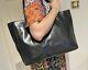 Tusting -pure Luxury- X Large Best Navy Leather- Tote New