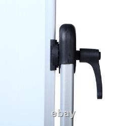 VIZ-PRO Double-Sided Magnetic Revolving Mobile Whiteboard 180 x 120 cm