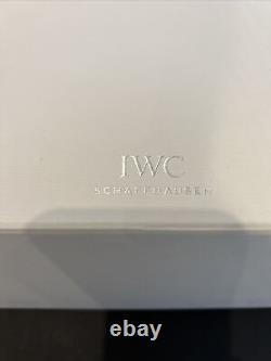 V RARE XL Large White IWC Watch Outer Case Box Magnetic Catch Complete Your Set