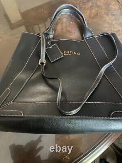Valentino Large Black Leather made in Italy