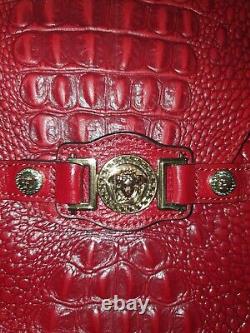 Versace genuine NEW with certificate beautiful wine red big bag