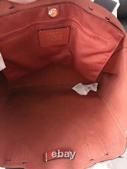Women's Coach New York Calfskin Leather Derby Tote Hand Bag Brand New Colour