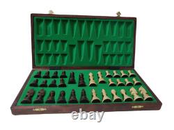 Wooden Magnetic Chess Set Large 38 x 38 Woodeeworld