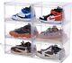 10-20x Drop Side Shoe Box Sneaker Rack Magnétique Sneaker Storage Box Porte Acrylique