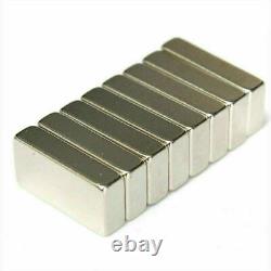 5/10/100 N50 Neodymium Rare Bloc Carré Magnet Fort Rare Terre Grandes Magnets