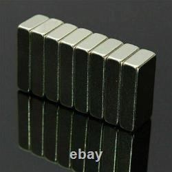 5/10/100 N50 Neodymium Rare Bloc Carré Magnet Fort Rare Terre Grandes Magnets
