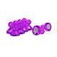 Aimant En Plastique Acrylique Violet Large à épingle à Pousser De 21mm De Diamètre X 26mm De Hauteur (10 Paquets De 10)