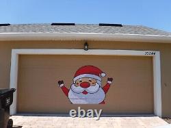 Aimants décoratifs pour porte de garage Père Noël