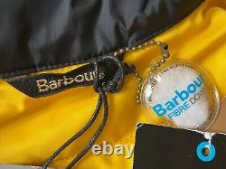 Barbour Noir Couette Fibre Descente Taille XL Bnwt