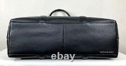 Coach Perry Metropolitan Business Tote Black Leather Duffle F54758 Comprimé Pour Ordinateur Portable
