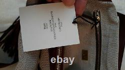 Diane Von Furstenberg Elaine Large Pebbled Leather Satchel Crossbody Brand New