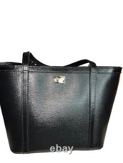Dolce & Gabbana Black Leather Shopping /tote Bag Noir- Nouveau, Tagué, Sac À Poussière