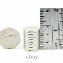 Grand 20mm X 2mm Mince Disque Magnétique Neodymium N52 10-500 Pcs Bricolage Terre Rare