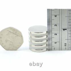Grand 22mm X 3mm Mince Disque Magnétique Neodymium N35 (5 500 Pcs) Artisanat Bricolage