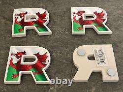 Grand Lot De Travail Welsh Dragon Souvenir Lettres Magnétiques M-p-t-r-s Plus De 340 Lettres
