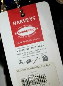 Harvey Madison Seatbelt Convertible Sac Hobo Grand Sac À Main De Nwts Tres Rare