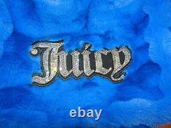 Juicy Couture Large Cobalt Blue Faux Fur Azalea Tote Bag Purse & Pouch Rrp 190 £
