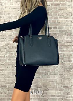 Kate Spade New York Monet Leather Large Tote Shoulder Bag 399 $ Noir