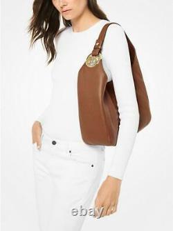 Michael Kors Fulton Large Hobo Shoulder Bag Brown Leather 35s0gfth3l T.n.-o. 398 $