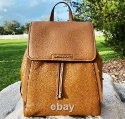 Michael Kors Ginger Grand Sac À Dos Abbey Drawstring Pebbled Leather Bagage