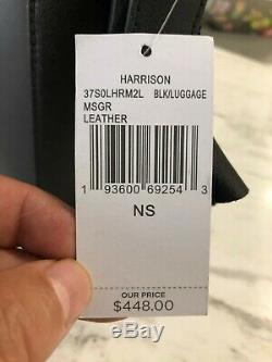 Michael Kors Harrison Jet Set Signature Laptop Messenger Bag Black Bagages 448 $