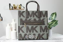 Michael Kors Kenly Large Graphic Army Green North South Crossbody Sac À Main