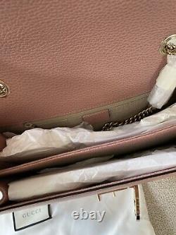 NOUVEAU Sac bandoulière Gucci GG Interlocking en cuir avec chaîne large - 2780 $ avec REÇU