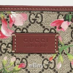 Nouveau $ 1450 Gucci Floral Rose Blooms Gg Suprême De Toile Grand Fourre-tout Voyage Sac Et Box