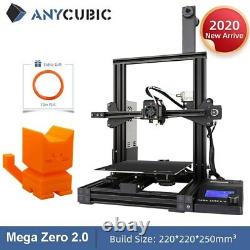 Nouveau! Anycubic Mega Zero 2.0 Imprimante 3d Grande Taille D’impression Lit D’impression Magnétique