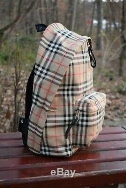 Nouveau Burberry Authentique Vintage Check Nylon Backpack