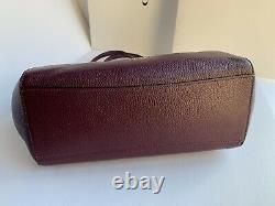 Nouveau Coach 80268 Hallie Boysen Berry Pebble Leather Shoulder Bag