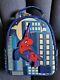 Nouveau Marvel Loungefly Spiderman Web Backpack Universal Studios Glow In The Dark