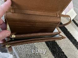 Nouveau Radley Pockets Honey Leather Large Cross Body Phone Bag Avec Sac À Poussière Bnwt