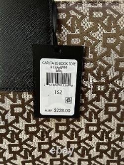 Nouveau avec étiquettes DKNY Carlita Grand sac fourre-tout à livres Prix de vente 228 $