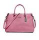 Nwt Coach Mia Satchel Classic Luxury Leather Pink Rose Black Antique F77884