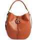 Nwt Tory Burch Miller Metal Slouchy Leather Hobo Bag Aged Camello Tan Authentic