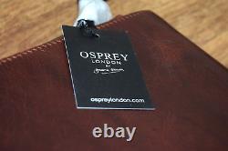 Osprey London Baker Grand Cuir Satchel Cognac Messenger Bag Bnwt Nouveau