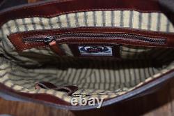 Osprey London Baker Grand Cuir Satchel Cognac Messenger Bag Bnwt Nouveau