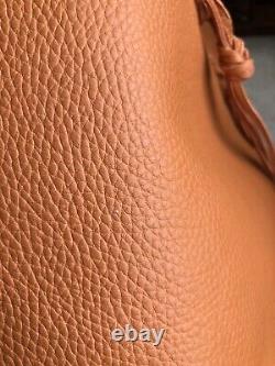 Sac À Main Tod's Large Pebble Leather'gipsy' Shopping Tote À Burnt Orange