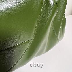 Sac à bandoulière en cuir végétalien vert Kaila Katherine Downing Cactus Leather neuf RRP1800