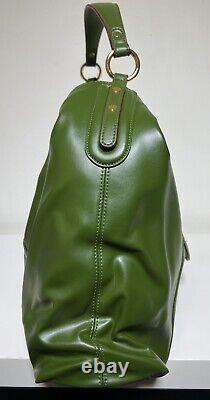 Sac à bandoulière en cuir végétalien vert Kaila Katherine Downing Cactus Leather neuf RRP1800