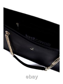 Sac à bandoulière / sac à main noir Just Cavalli authentique par BagaholiX (A206)