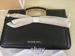 Sac à main noir en cuir de designer Michael Kors pour femmes, grand format, neuf, avec étiquettes.