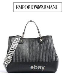 Sac à main / sac fourre-tout noir Emporio Armani. Sacs de designer par BagaholiX (298)