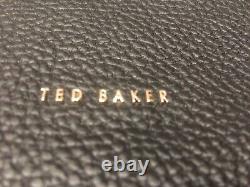Sac d'affaires en cuir véritable noir Ted Baker pour femmes, neuf avec étiquette (BNWT)