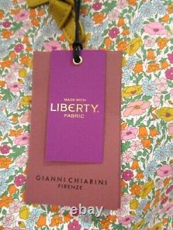 Sac fourre-tout Gianni Chiarini Marcella Club X Liberty avec pochette amovible. Neuf avec étiquette.