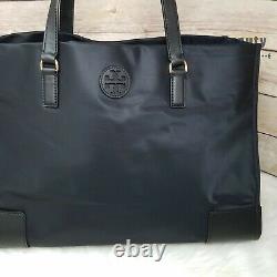 T.n.-o. Burch Packable Large Ella Nylon Tote Black New Authentic